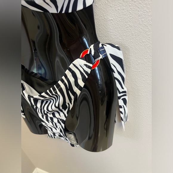 Victoria’s Secret Y2K Animal print Zebra Bikini Large - Picture 4 of 12